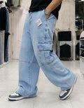 Cargo Denim - Gen Z Style (Light Blue)