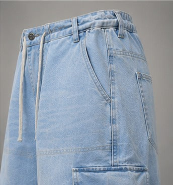 Cargo Denim - Gen Z Style (Light Blue)