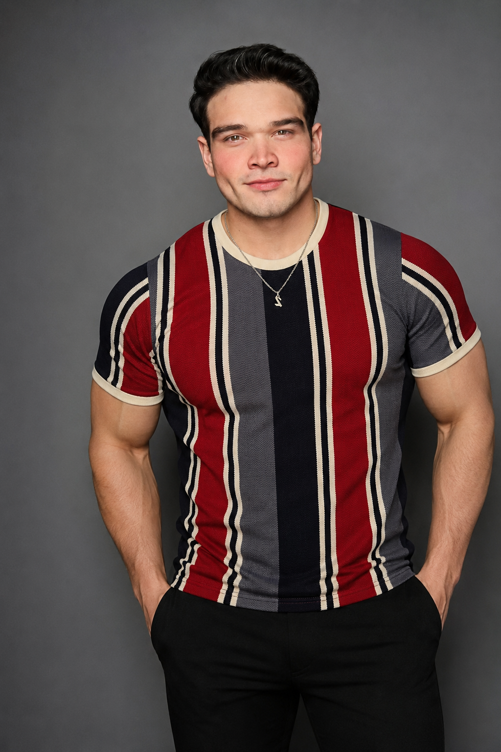 Old Money Tshirt Red Prominent